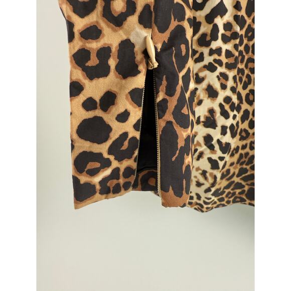 Tuckernuck x India Hicks Leopard Domino Long Sleeve Mini Dress Size M - Picture 8 of 16